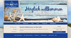 Desktop Screenshot of faehr-cafe.de